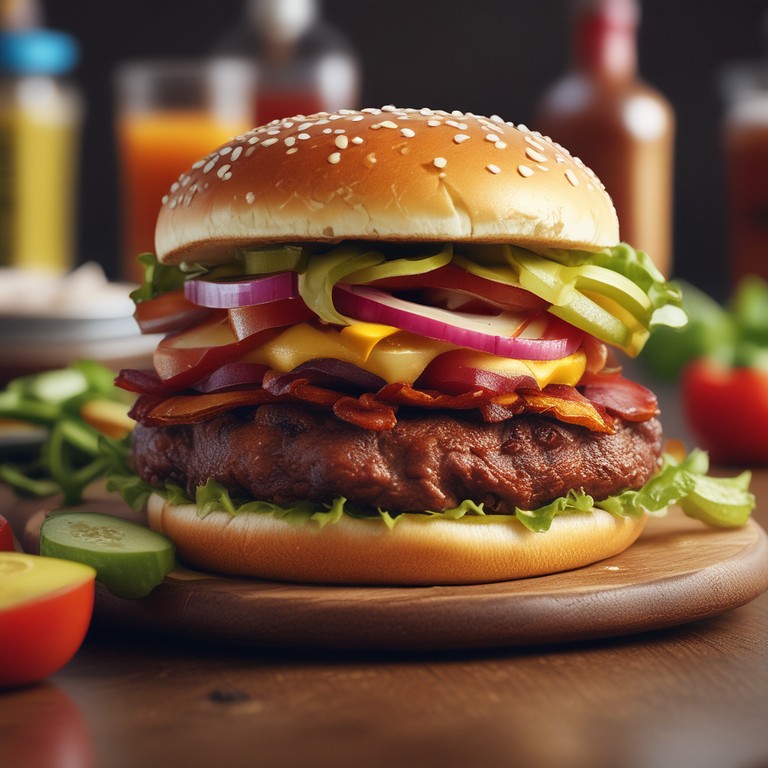 Ultimate Loaded Cheeseburger