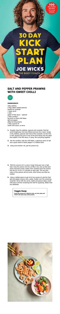 Recipe scanned from image