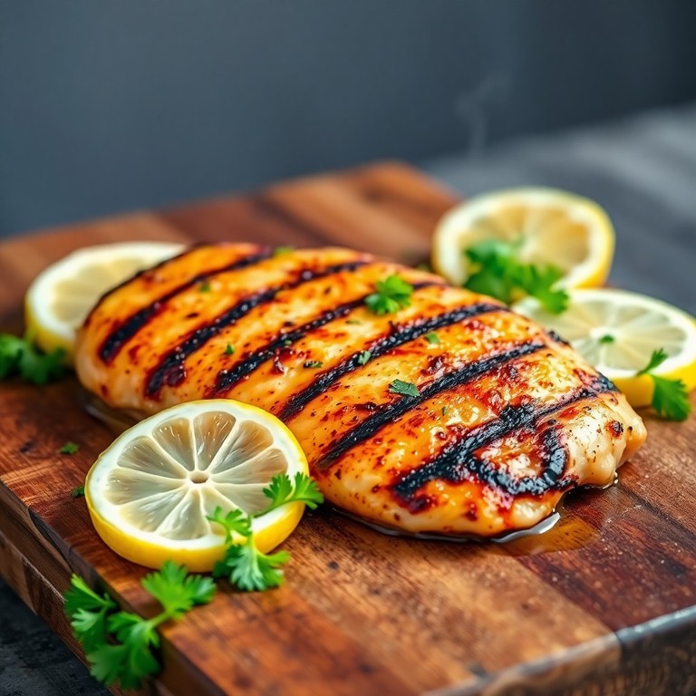 Gegrilltes Zitronen-Hähnchen